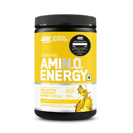 Optimum Nutrition (ON) Amino Energy - Pre Workout with Green Tea Extract | BCAA | Amino Acids | Energy Powder | 30 Servings