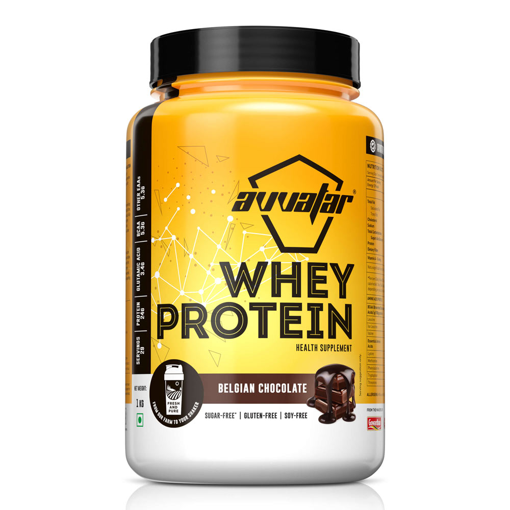 AVVATAR WHEY PROTEIN | 1 KG | 27g Protein | Isolate & Concentrate Blend