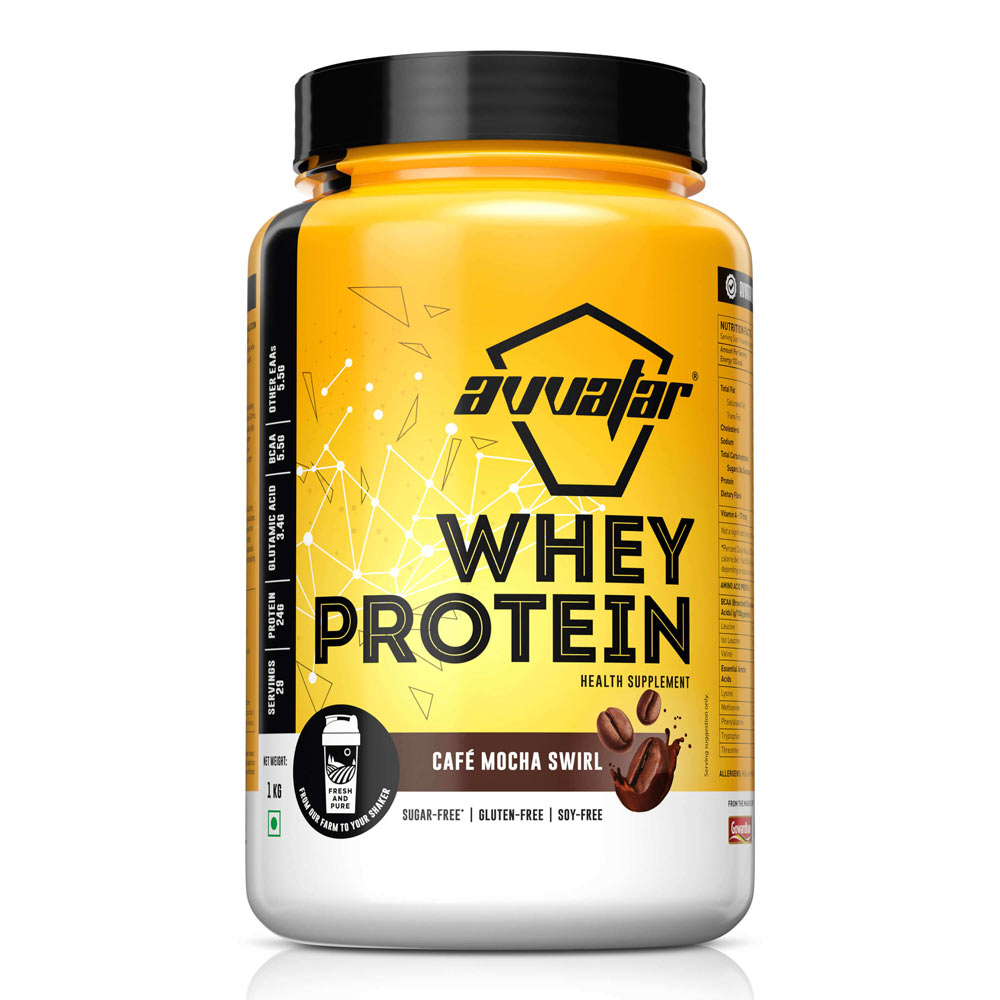 AVVATAR WHEY PROTEIN | 1 KG | 27g Protein | Isolate & Concentrate Blend