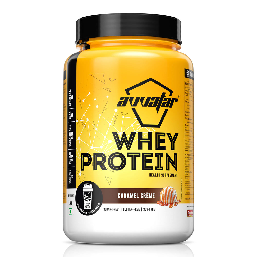 AVVATAR WHEY PROTEIN | 1 KG | 27g Protein | Isolate & Concentrate Blend
