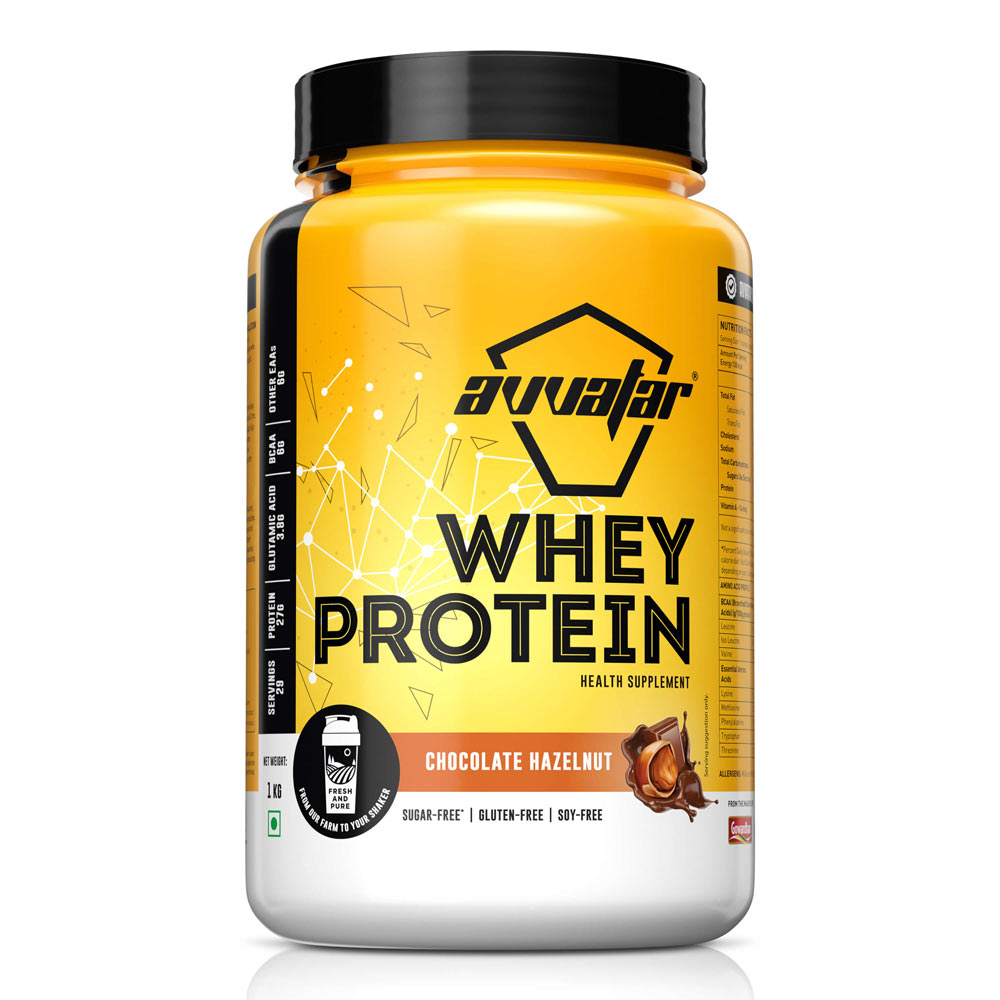 AVVATAR WHEY PROTEIN | 1 KG | 27g Protein | Isolate & Concentrate Blend