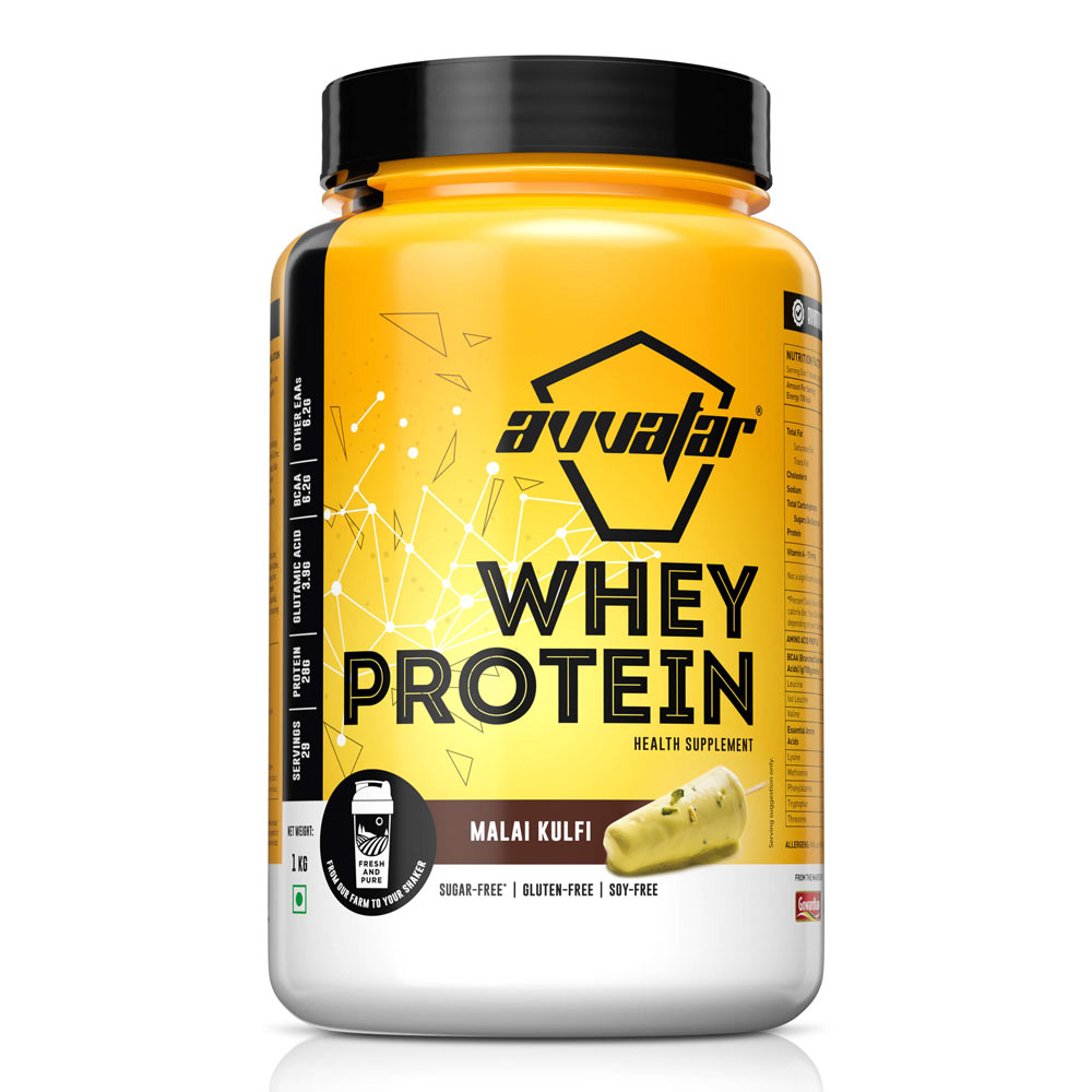 AVVATAR WHEY PROTEIN | 1 KG | 27g Protein | Isolate & Concentrate Blend