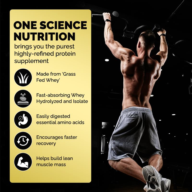 One Science Nutrition (OSN) Iso Gold Whey Protein 5 lbs Grass Fed Whey | 27g Protein | 5.3g Glutamine | 6.4g BCAA