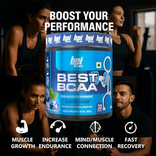 BPI Sports Best BCAA | BCAA Powder | Branched Chain Amino Acids | Muscle Recovery | Muscle Protein Synthesis | Lean Muscle | Improved Performance - Hydration | 30 Servings | 300 grams