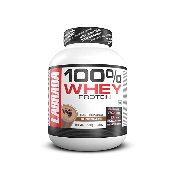 Labrada 100% Whey Protein Concentrate | Post Workout | 26g Protein | 0g Sugar