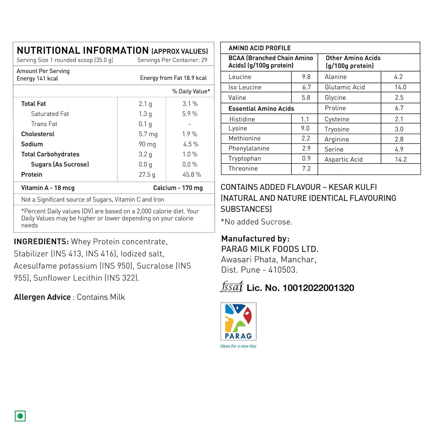 AVVATAR PERFORMANCE WHEY PROTEIN