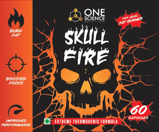 ONE SCIENCE NUTRITION (OSN) Skull Fire | Top Level Fat Burner | 60Cap