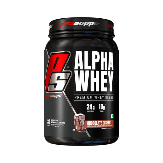 Prosupps Alpha Whey Protein | High Rated Whey Protein | Premium Whey Protein | 24g Protein | 10g EAA | Protein Powder for Bodybuilding | Sports Supplement