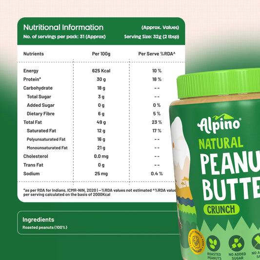 Alpino Natural Peanut Butter