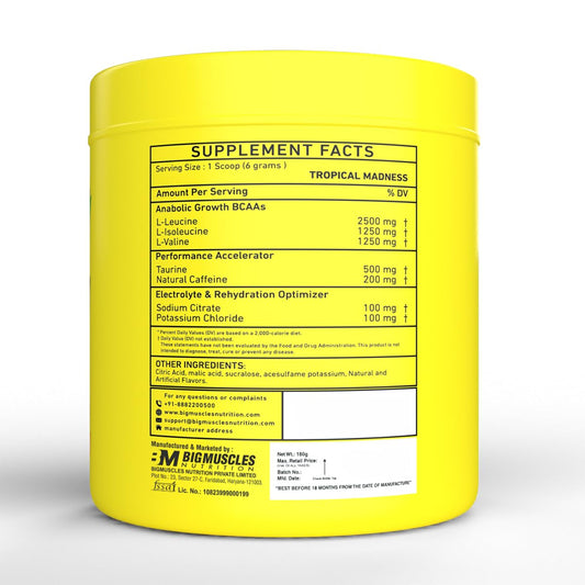 Bigmuscles Nutrition BCAA Energy |30 Serving