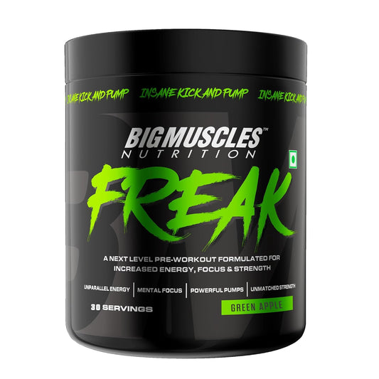 Bigmuscles Nutrition Freak Pre-Workout | Increased Energy, Strength | Mental Focus & Powerfull Pumps