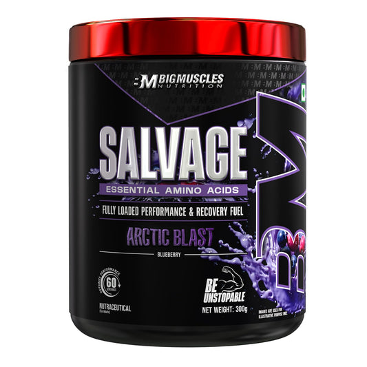 Bigmuscles Nutrition Salvage | 300g | Full Spectrum Recovery Drink with 16 Essential Amino Acids