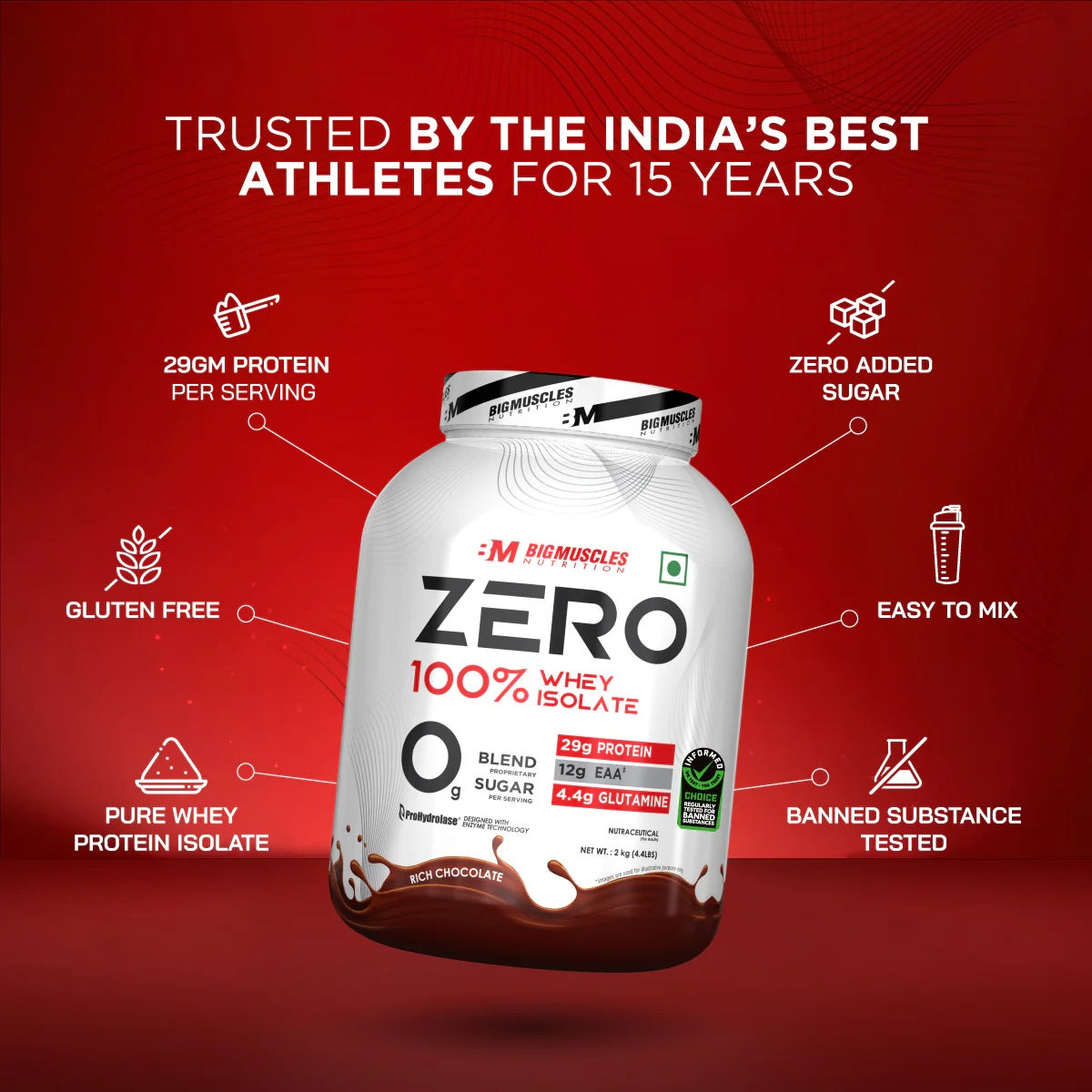 Bigmuscles Nutrition Zero 100% Whey Isolate