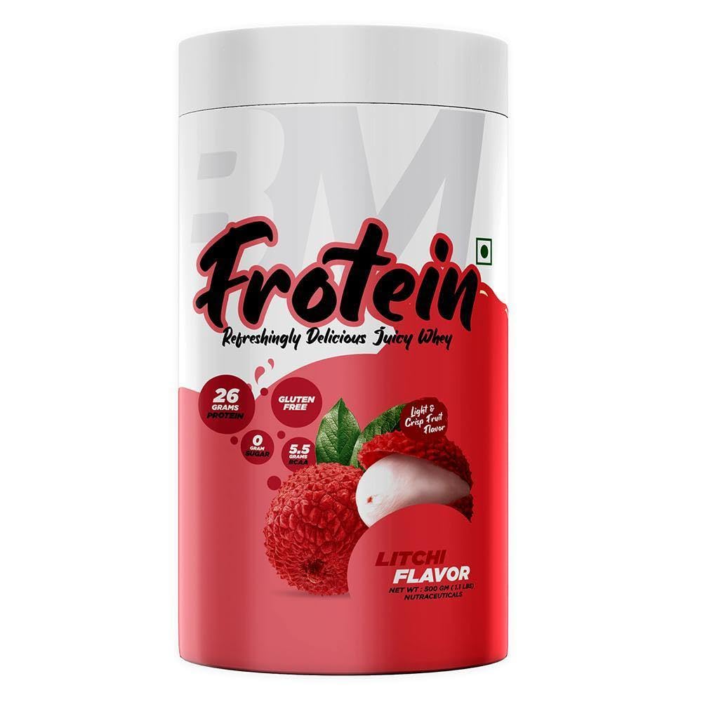 Bigmuscles Nutrition Frotein |26g Hydrolysed Whey Protein Isolate |15g EAA | 0g Sugar