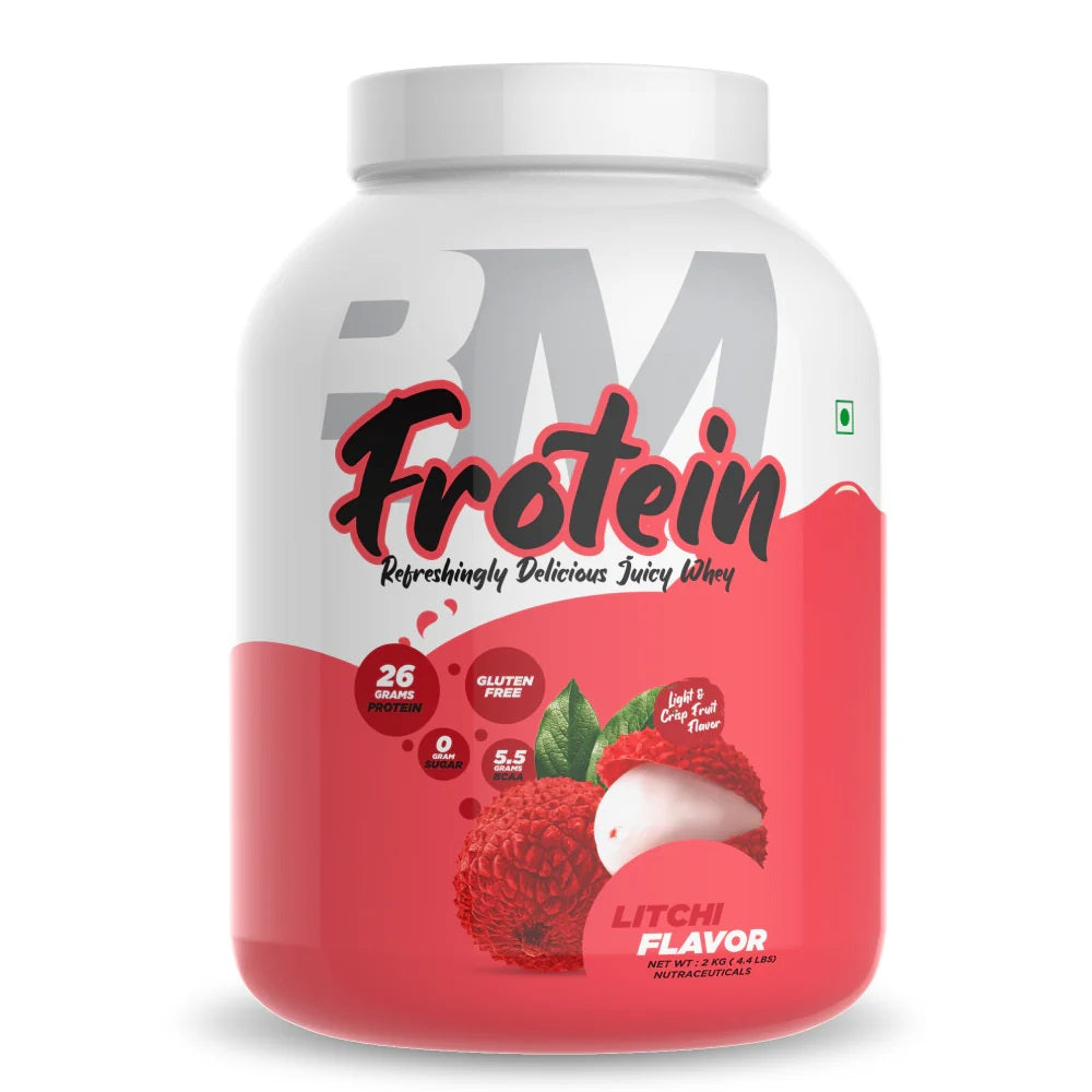 Bigmuscles Nutrition Frotein |26g Hydrolysed Whey Protein Isolate |15g EAA | 0g Sugar