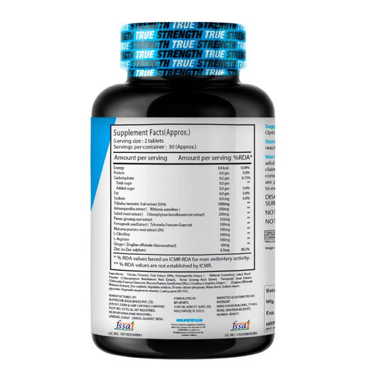 BPI Sports Best Test | Testosterone Booster for Men | Muscle Recovery| Testosterone Support Supplement| Natural Stamina| Energy Increase & Metabolism Support