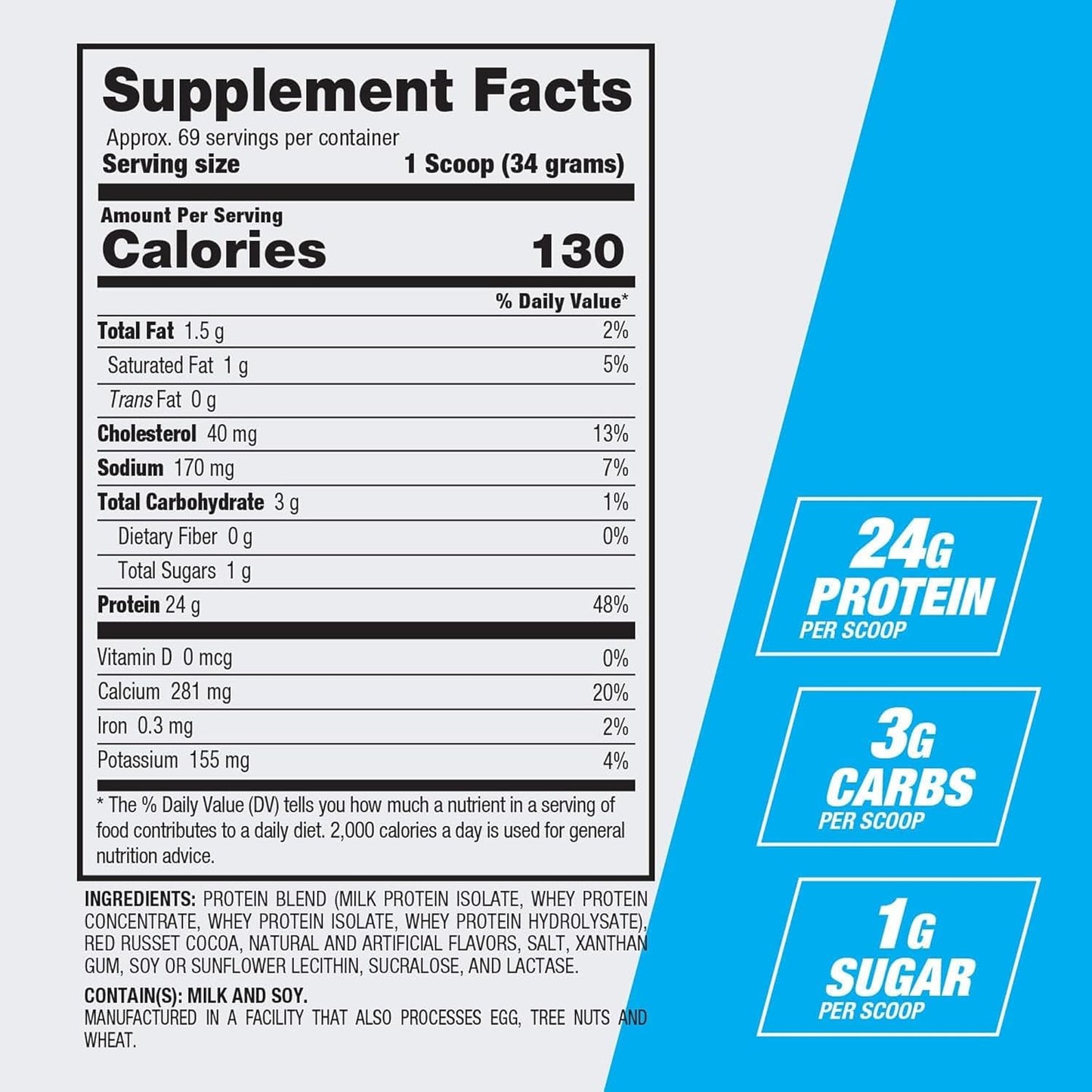 BPI Sports Best Protein | 100% Whey Protein Powder | Muscle Growth, Recovery, Meal Replacement | No Fillers| Gluten Free | Best Protein Powder for Men & Women