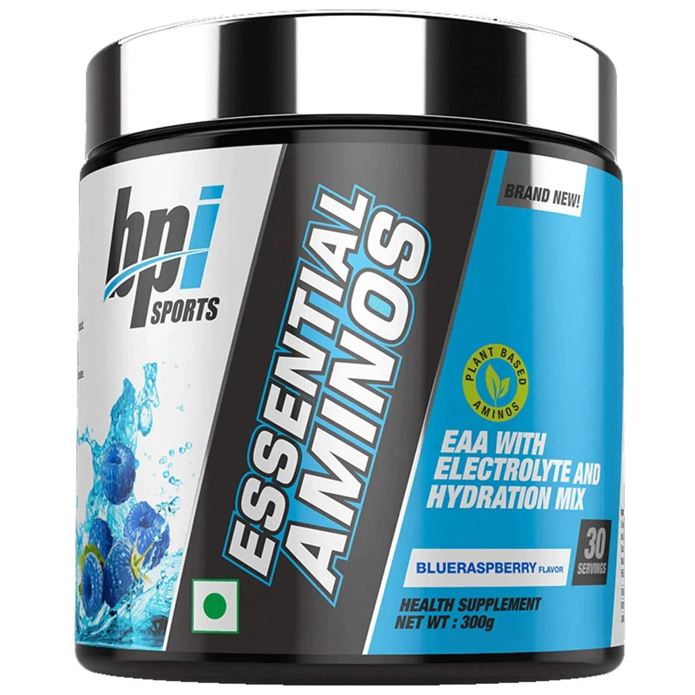 BPI Essential Aminos| Essential Amino Acids (EAAs) | Recovery | Muscle Growth | Hydration|30 Servings | 300 gm