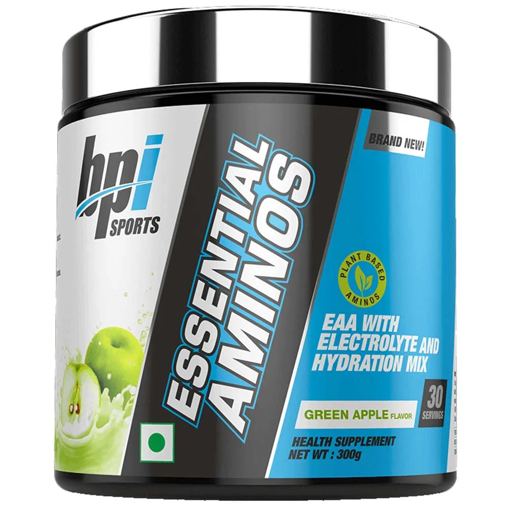 BPI Essential Aminos| Essential Amino Acids (EAAs) | Recovery | Muscle Growth | Hydration|30 Servings | 300 gm