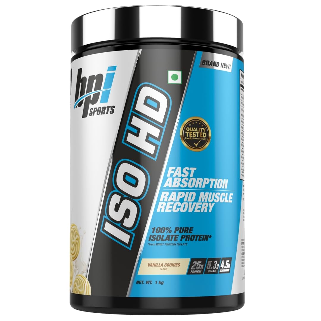 BPI Sports Iso Hd | Whey protein isolates | Muscle Growth, Recovery, Weight Loss | Meal Replacement | Low Carb | Low Calorie | for Men & Women