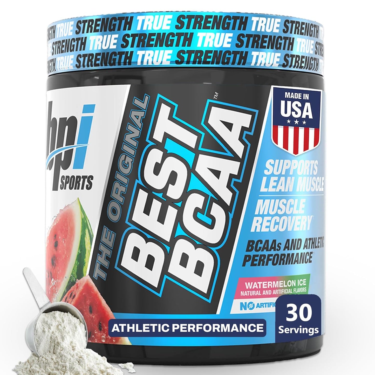 BPI Sports Best BCAA | BCAA Powder | Branched Chain Amino Acids | Muscle Recovery | Muscle Protein Synthesis | Lean Muscle | Improved Performance - Hydration | 30 Servings | 300 grams