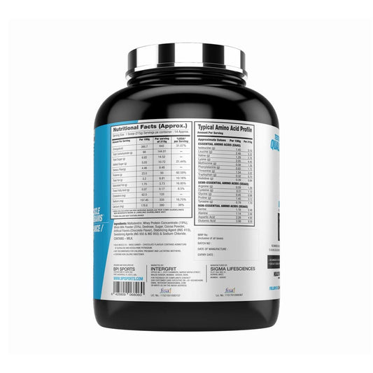 BPI Sports Bulk Muscle XL | Advanced Anabolic Mass Gainer| 50 gm Protein | 144 gm Carbs | 842 Kcal