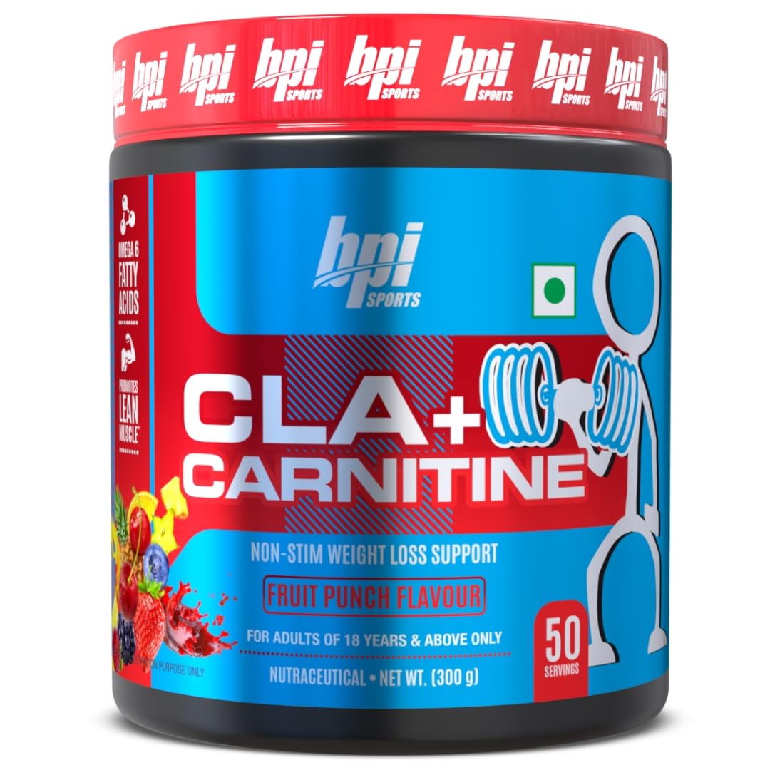 BPI Sports CLA + Carnitine |Conjugated Linoleic Acid | Weight Loss Formula | Metabolism, Performance, Lean Muscle | Caffeine Free | For Men & Women | 50 servings
