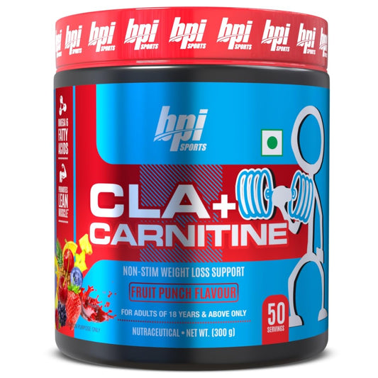 BPI Sports CLA + Carnitine |Conjugated Linoleic Acid | Weight Loss Formula | Metabolism, Performance, Lean Muscle | Caffeine Free | For Men & Women | 50 servings