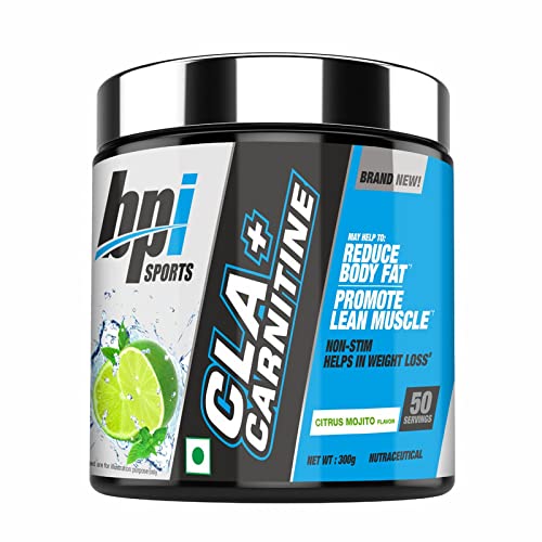 BPI Sports CLA + Carnitine |Conjugated Linoleic Acid | Weight Loss Formula | Metabolism, Performance, Lean Muscle | Caffeine Free | For Men & Women | 50 servings