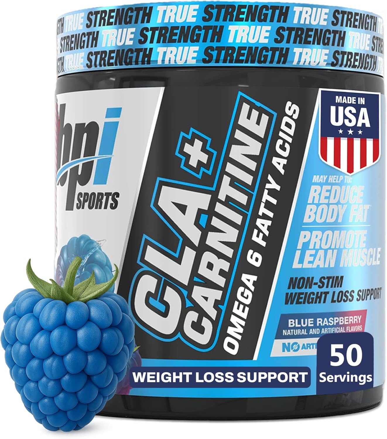 BPI Sports CLA + Carnitine |Conjugated Linoleic Acid | Weight Loss Formula | Metabolism, Performance, Lean Muscle | Caffeine Free | For Men & Women | 50 servings