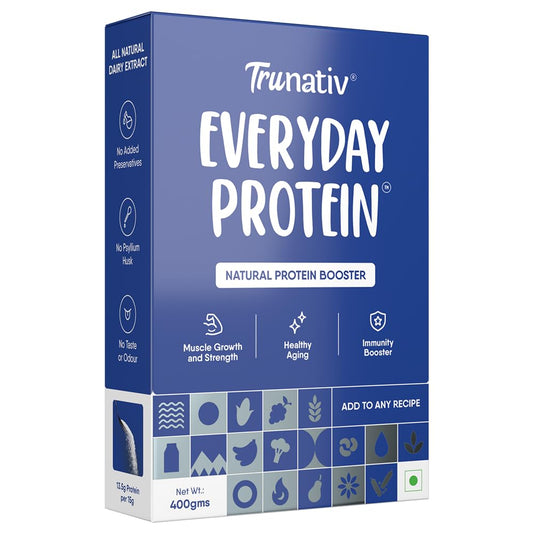 TruNativ Everyday Protein| 13.5g Protein| With Whey Protein Isolate| Dairy Extract| Enhances Muscle Growth & Strength| For Men & Women| Cook able Protein| Stir, Bake, Blend| All Natural