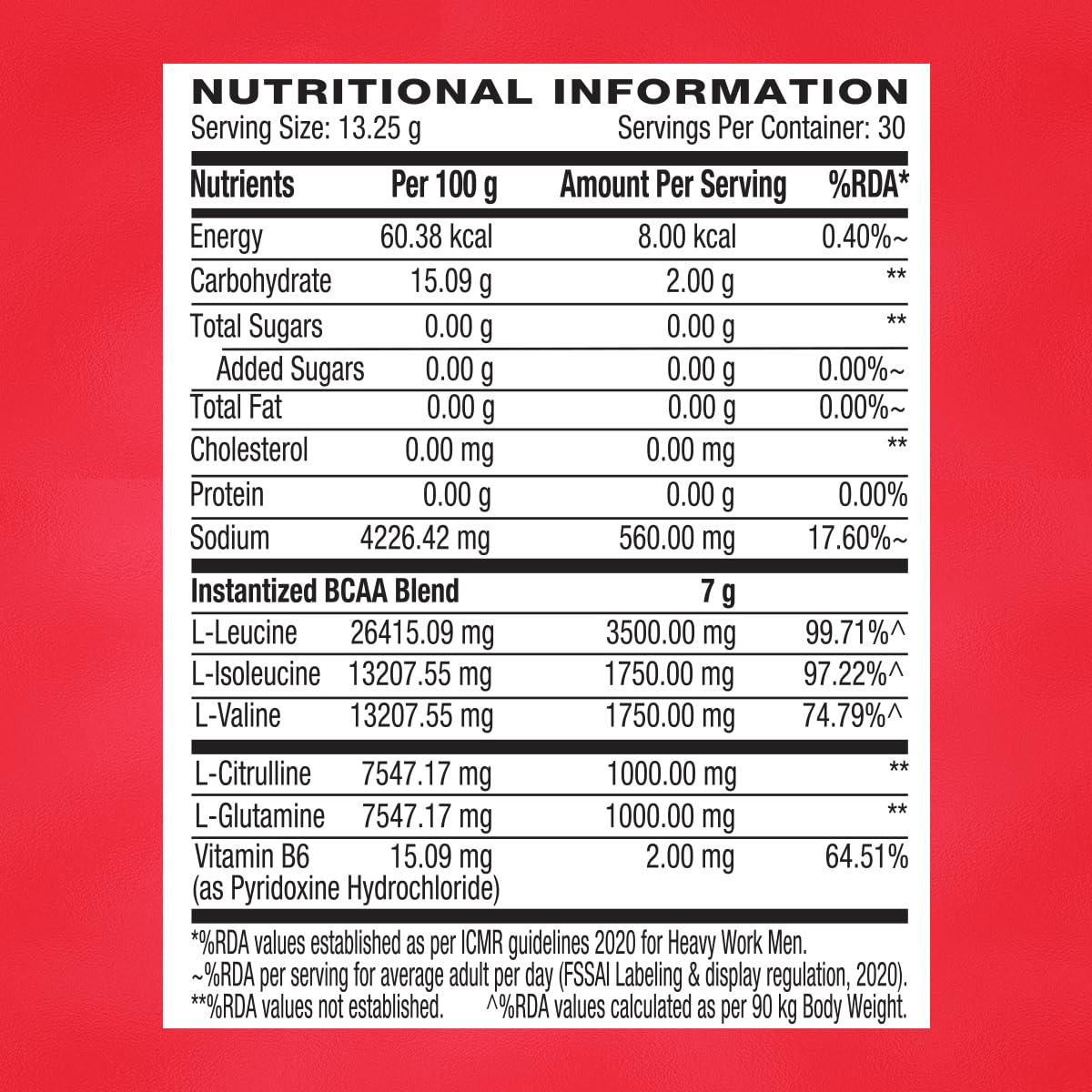 GNC AMP Gold Series BCAA Advanced | 400 gm | 30 Servings | Fastest Muscle Recovery | Maximized Workout Performance | Formulated In USA | 7g BCAA | 1g L-Glutamine | 1g L-Citrulline