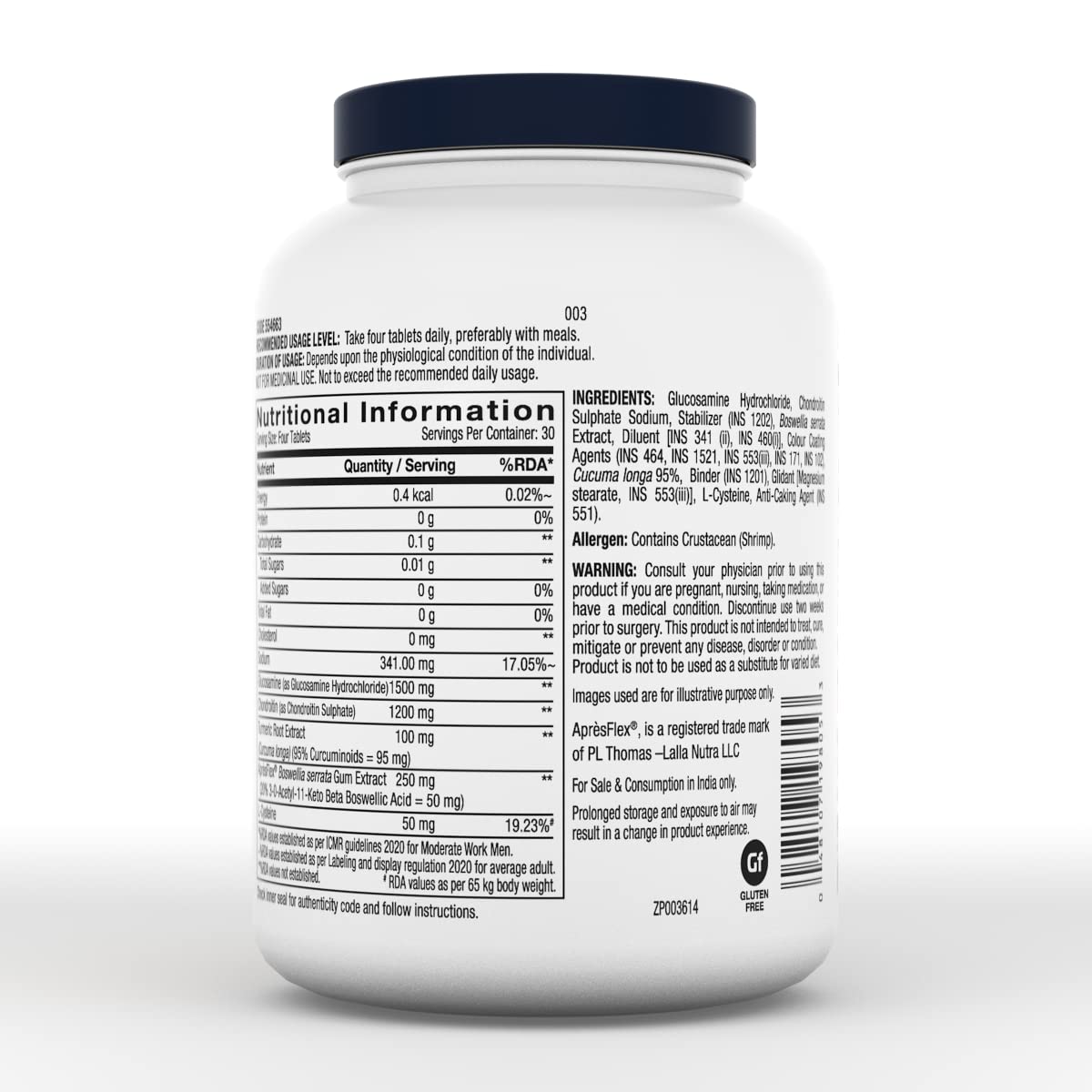 GNC TriFlex Fast Acting | 120 Caplets | 7X Better Joint Health | Soothes Painful Joints | Relieves Stiffness | Provides Mobility Support | Formulated In USA | Contains Glucosamine & Chondroitin