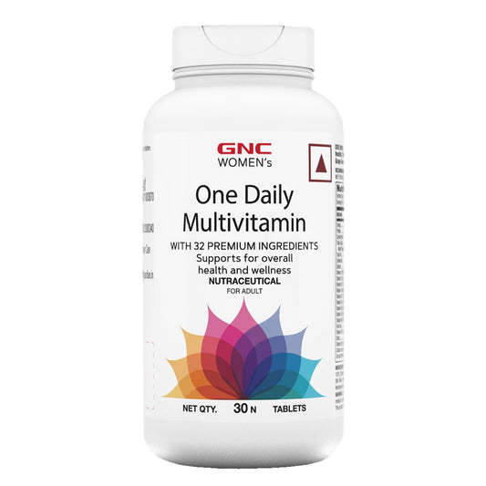 GNC Women's One Daily Multivitamin |32 Premium Ingredients with Vitamin C| Biotin| Collagen & Antioxidants | Boosts Immunity & Energy | Improves Skin| Hair| Nails & Eye Health