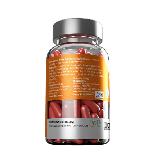 Gibbon Joint Action | Powerful Join Formula | Fish Oil, Collagen & Vitamin D3 Capsules | 40mg Undenatured Type II Collagen| Serving Made with UC-II | with Triple 3x Action