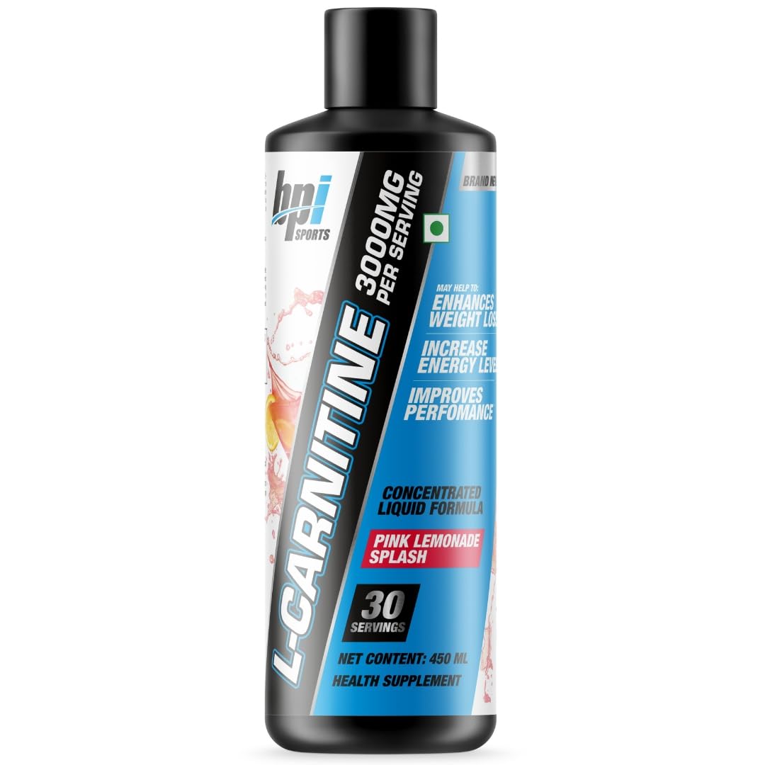 BPI Sports Liquid-Carnitine 3000 Stimulant Free Liquid Shots for Men and Women | Workout Drink for Performance and Muscle Recovery | 30 Servings