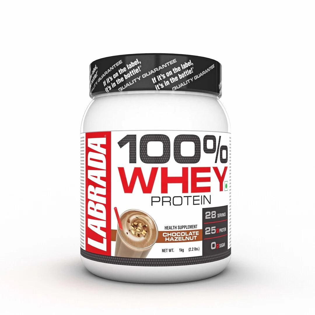 Labrada 100% Whey Protein Concentrate | Post Workout | 26g Protein | 0g Sugar