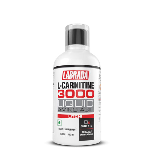 Labrada L-Carnitine 450ml | 3000mg Liquid Amino Acid with 0g Sugar - 30 Servings