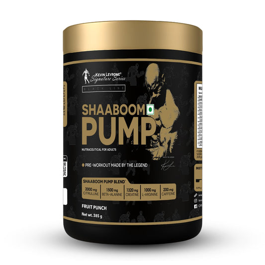 Kevin Levrone Shaaboom Pump Pre-Workout Supplement | 6000mg Citrulline| 3000mg Beta-Alanine| 400mg Caffeine | Intense Muscle Pump & Energy