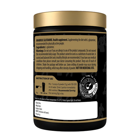 Kevin Levrone Anabolic Glutamine| L-Glutamine Powder for Muscle Recovery
