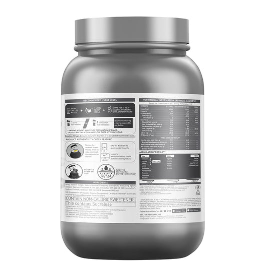 MuscleBlaze Biozyme Iso-Zero| Low Carb Whey Protein Isolate Powder| 27g Isolate Whey Per Scoop | USA Patent-Published Enhanced Absorption Formula (EAF)