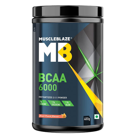 MuscleBlaze BCAA 6000 Amino Acid Supplement Powder