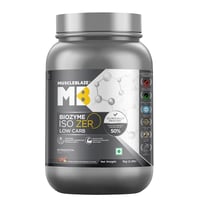 MuscleBlaze Biozyme Iso-Zero| Low Carb Whey Protein Isolate Powder| 27g Isolate Whey Per Scoop | USA Patent-Published Enhanced Absorption Formula (EAF)