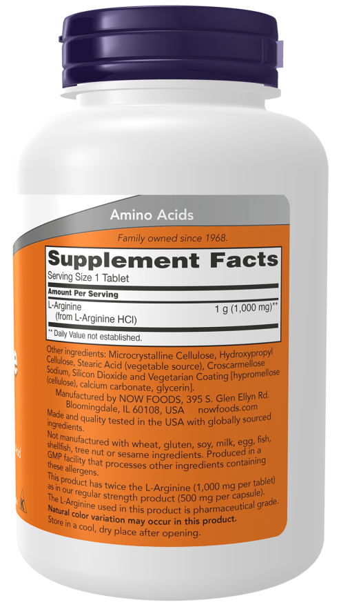Now Foods | L-Arginine 1000Mg