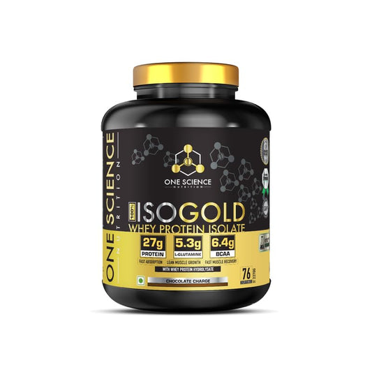 One Science Nutrition (OSN) Iso Gold Whey Protein 5 lbs Grass Fed Whey | 27g Protein | 5.3g Glutamine | 6.4g BCAA