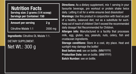 One Science Nutrition (OSN) Pure Citrulline for Intense workout with L-Citrulline | Boost Metabolism | 300 grams