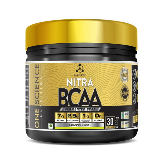 One Science Nutrition (OSN) Fermented Nitra BCAA | Intense Pre-Workout Drink | Stay Hydrated | Performance Booster | 30 Servings