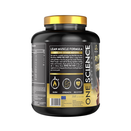 One Science Nutrition (OSN) Ripped Professional Whey fat burning Protein Powder blend |22g Potein |Low sugar | 4lb