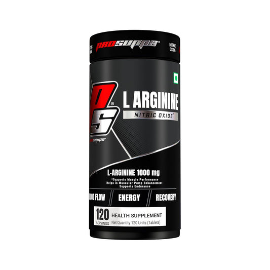 PROSUPPS L-Arginine 1000mg | Supports Nitric Oxide Production for Circulation & Performance | Aids Energy Metabolism| Recovery & Vitality | Zero Added Sugar & Zero Fat