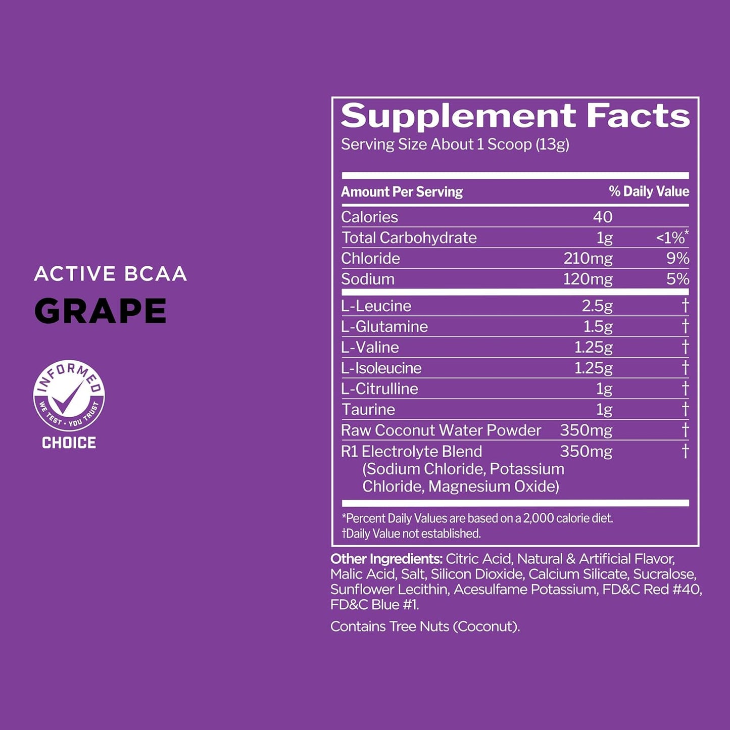 Rule 1 Active BCAA | Performance| Hydration| and Recovery Support with 5g BCAAs + Electrolytes| L-Glutamine| and Citrulline |30 Servings